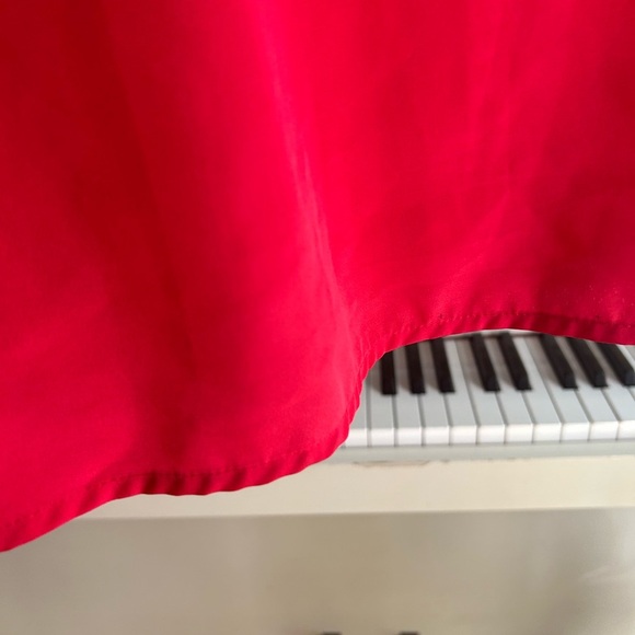 Vintage Red Blouse with Embroidered Details 18 - Picture 16 of 16